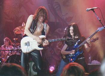 Carina live with Steve Vai