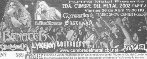 one of the new popular`Cumbre de Metalfestivals
