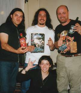 Members of Screen Hagen, Vastago, Torturer and the author