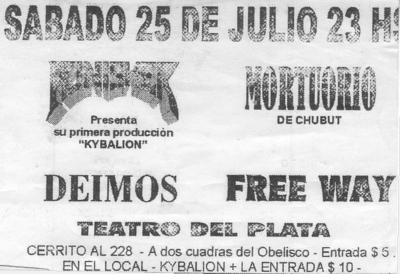 Punisher concert flyer