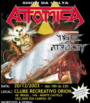 Flyer for reunion show 2003