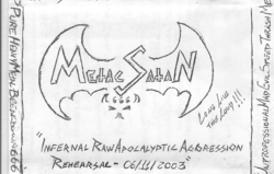 METAL SATAN, extremely raw rehearsal recording from 2003