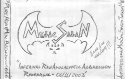 METAL SATAN, extremely raw rehearsal recording from 2003