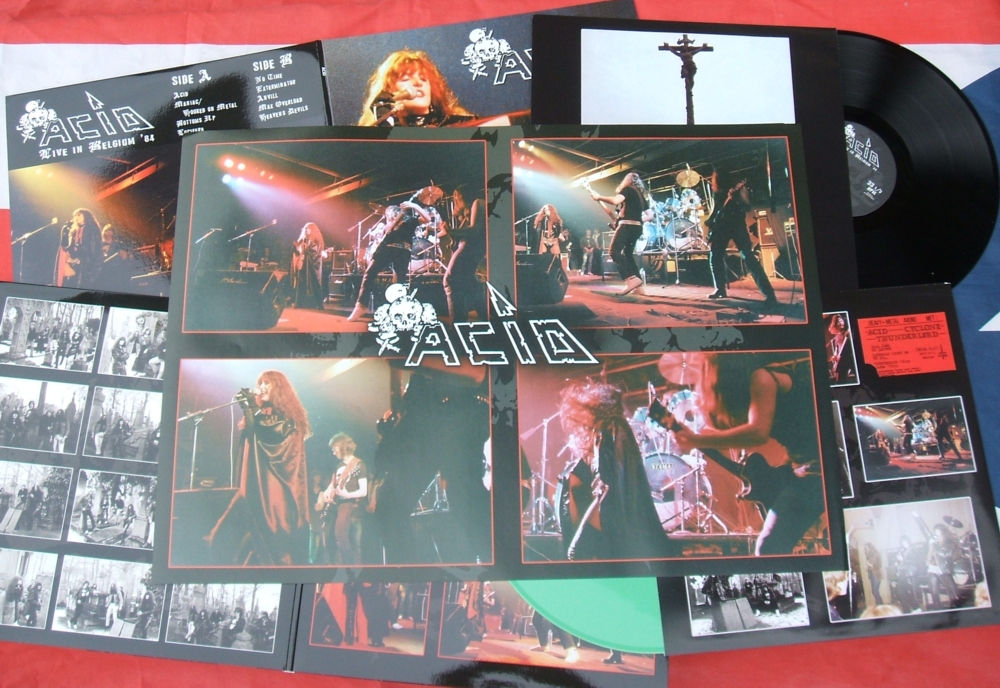 ACID - Live in Belgium 84 LP with poster (included in all LPs)